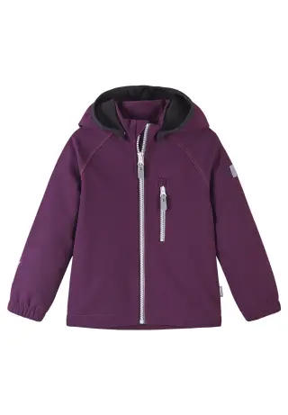 Reima softshell jacket Vantti, Deep Purple