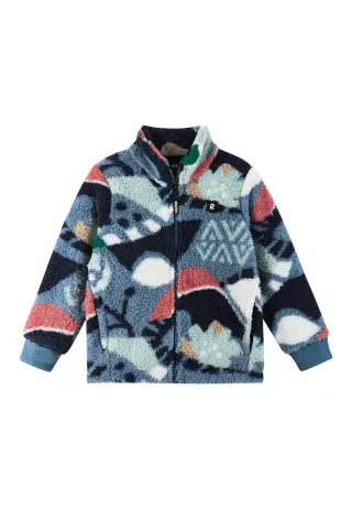 Reima pile fleece jacket Turkkinen, Blue Ocean