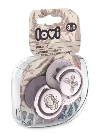 Dynaaminen tutti silik Lovi 3-6 kk (2 kpl) Botanic