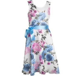 Mingnelin mekko, isot kukat