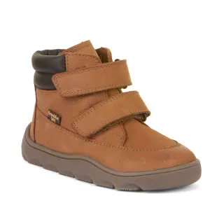 Froddo Zeru Tex barefoot mid-season shoes, Cognac