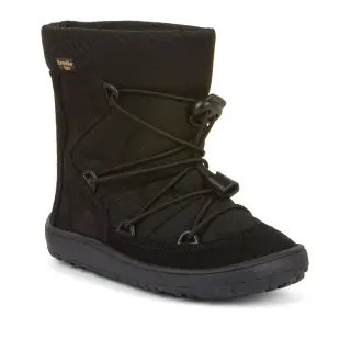 Froddo Tex Track Wool barefoot snowboot, Black