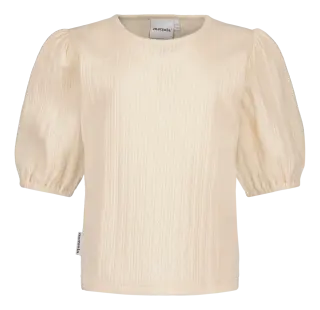 Metsola Puff Sleeve shirt, Cream
