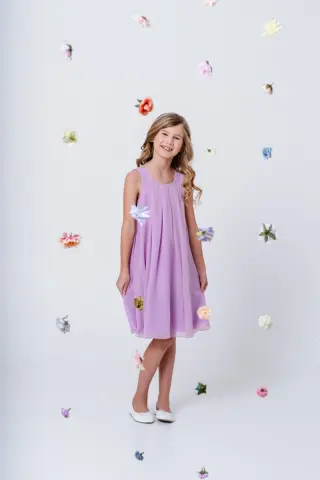 Mingnelin chiffon dress