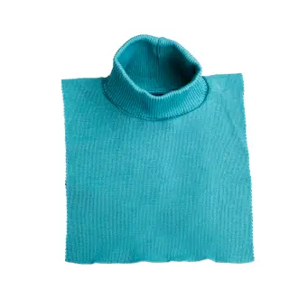 Jonathan merino wool neckwarmer, turquoise