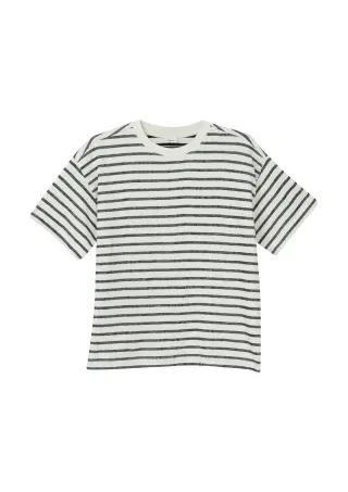s.Oliver t-shirt, Thin stone black stripes