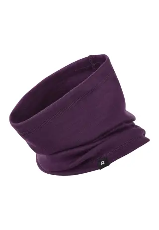 Reima merino wool tube scarf Aarni, Deep Purple