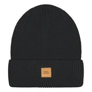 Metsola Knitted Beanie, Black