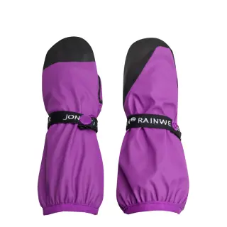 Jonathan rain mittens with fleece lining, lilac