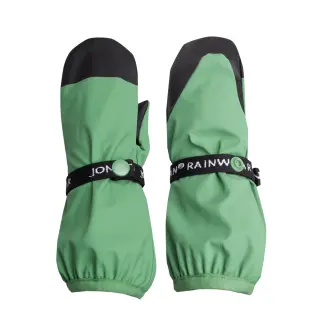 Jonathan rain mittens with fleece lining, green