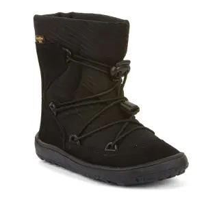 Froddo Tex Track Wool barefoot winter shoes, Black