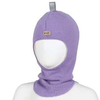 KIVAT basic wool balaclava, Lavender