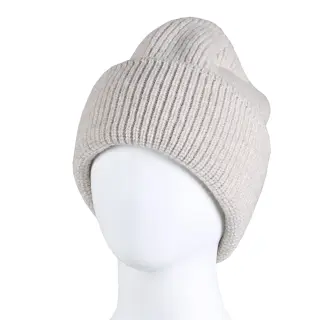 Kivat Merino Lambswool beanie, Light Beige