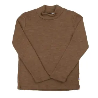 Joha merino wool shirt, Warm Brown