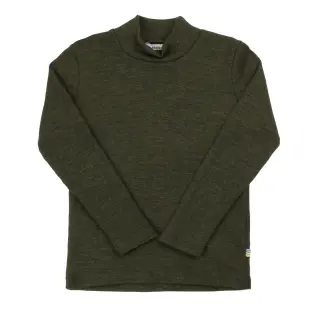 Joha merino wool shirt, Moss Green