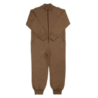 Joha merino wool jumpsuit, Warm Brown