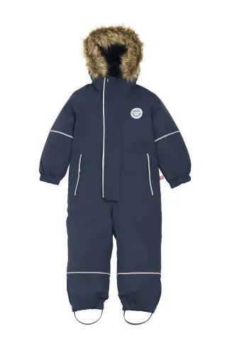 Viking Play Winter Playsuit, Navy