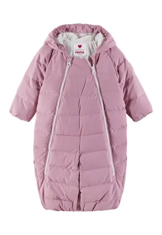 Reima Tilkkanen down snowsuit, Light pink