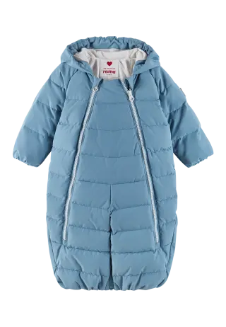 Reima Tilkkanen down snowsuit, Cloudy Blue