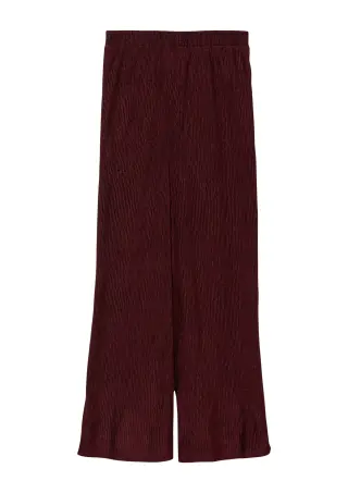 s.Oliver wide-leg trousers, Burgundy