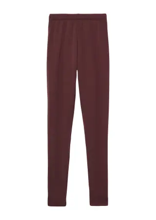 s.Oliver thermal fleece leggings, Burgundy