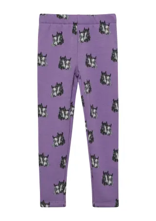 s.Oliver thermal fleece leggings, Horse, Lilac