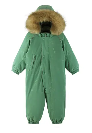 Reimatec toddlers' down overall Aapua, Green Clay