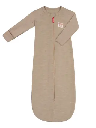 Ruskovilla unipussi hihoilla, Hiekka 90cm