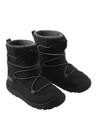 ReimaTec Ensilumi Kids barefoot Winter Boots, Black