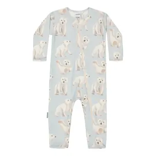 Metsola Polar Bear Nightgown for babies, Icy Blue