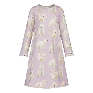 Metsola Polar Bear Nightgown, Icy Lilac