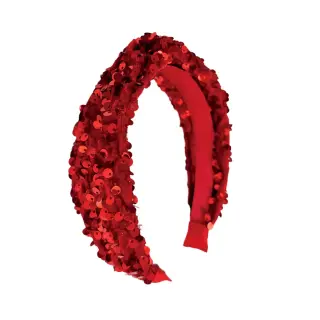 Rockahula Sequin Headband, Red