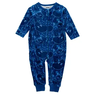 Muumi Hymy velour pyjamas, Blue