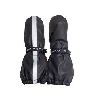 Jonathan rain mittens with quilted lining, Black
