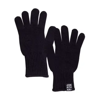 Jonathan puuvillasormikkaat, Musta