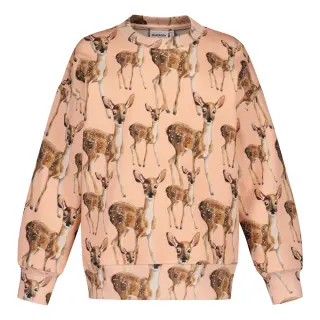 Metsola Bambi oversize sweatshirt, Peachy