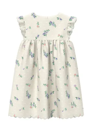 s.Oliver Baby kukkakuviollinen mekko, valkoinen