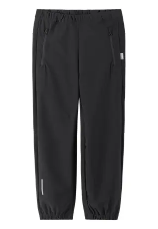 Reima softshell trousers Menen, Black