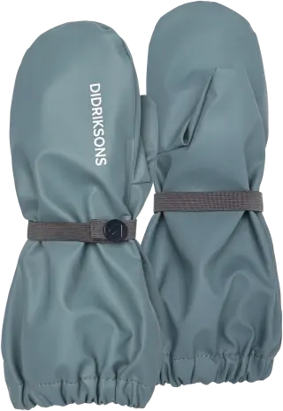 Didriksons Pileglove rain mittens with lining, Factory blue
