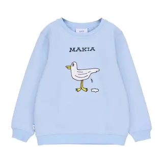 Makia Gully sweatshirt, Sky Blue