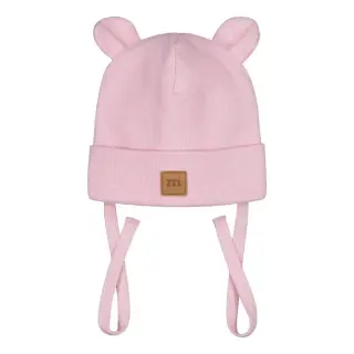 Metsola Rib Bear Beanie pipo, Pinkie