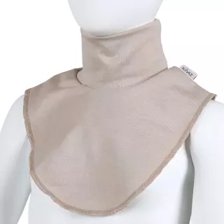 KIVAT silkwool turtleneck collar, Light Beige