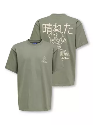 Only & Sons Axel Sunny T-shirt, Agave Green