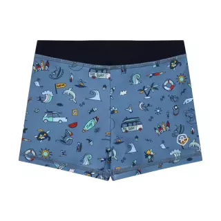 Color Kids Swim Trunks, River Blue