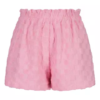 Metsola Check Terry shortsit, Pinkie