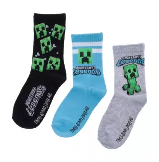 Minecraft Legends socks 3-pack