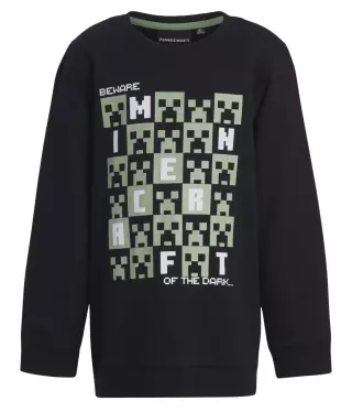Minecraft Creeper sweatshirt, Black