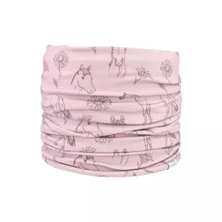 Maximo tube scarf horses, Lilac