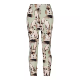 Metsola Bunny leggings, Soft Green