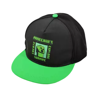 Minecraft cap, Black
